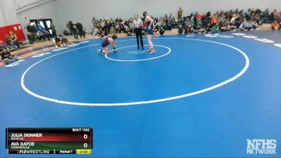 170 lbs Champ. Round 1 - Ava Dafoe, Thermopolis vs Julia Skinner, Douglas
