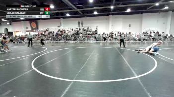 137 lbs Round Of 16 - Karter Showers, Falls Academy vs Logan Salazar, Wlv Jr Wrestling