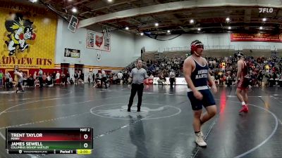 285 lbs Champ. Round 1 - Trent Taylor, Perry vs James Sewell, Columbus Bishop Hartley