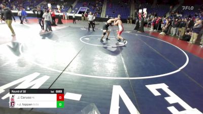 215 lbs Round Of 32 - James Caruso, Pinkerton Academy vs Jayden Toppan, Gloucester