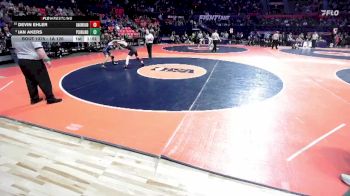 1A 138 lbs 5th Place Match - Pedro Rangel, Fithian (Oakwood) vs Clinton VerHeecke, Decatur (Unity Christian)