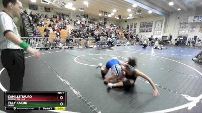 120 lbs Semifinal - Tilly Kakuk, Chino vs Camille Tauro, Corona Del Mar