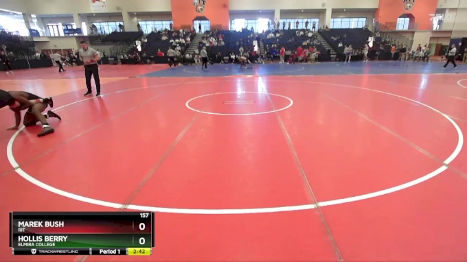 157 lbs Champ. Round 2 - Hollis Berry, Elmira College vs Marek Bush, RIT