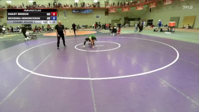 131 A Champ. Round 1 - Kailey Benson, Oklahoma State Club vs Mckenna Hendrickson, Adams State