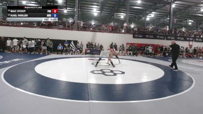 92 kg Cons. Sub-semis - Mac Stout, Pittsburgh Wrestling Club vs Kael Wisler, Michigan Wrestling Club
