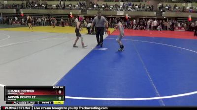 80 lbs Cons. Round 2 - Jaxson Poncelet, Mn Elite vs Chance Primmer, Prairie Du Chien