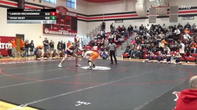 165 lbs Semifinal - Landon Rechkemmer, Oelwein vs Ryan Hilby, West Delaware, Manchester