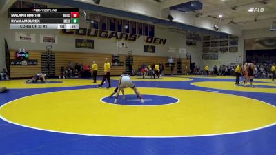 135 lbs Consi Of 32 #2 - Malakii Martin, Roosevelt (CO) vs Ryan Amourex, Meridian (ID)