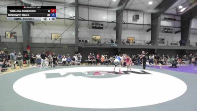 Junior Girls FS - 190 lbs Cons. Round 5 - Shauna Anderson, ID vs McKenzie Mills, OR