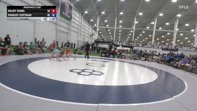 115 lbs Haley Zabel, Kansas vs Paisley Cottman, Oklahoma