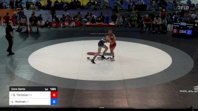 144 lbs Cons-semis - Gregory Torosian, CA vs Ladd Holman, UT