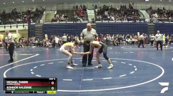 140 lbs Cons. Round 3 - Michael Fabbri, Marion Center vs Konnor Nalesnik, Team 209