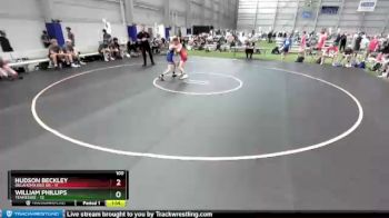 100 lbs Round 1 (8 Team) - Hudson Beckley, Oklahoma Red GR vs William Phillips, Tennessee