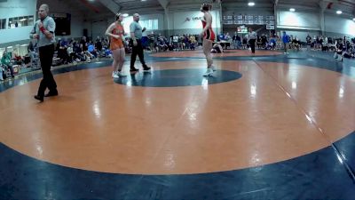 170 lbs Champ. Round 2 - Peyton Johnson, Olentangy Orange vs Brynlee Poorman, Wauseon High School