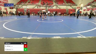 150 lbs Rr Rnd 1 - Robert Miller, Tulsa Blue T Panthers vs Tillman Burns, Stillwater