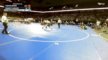 215 Class 4 lbs Quarterfinal - Carter Brown, Lafayette (Wildwood) vs Barrett Lawless, Lee`s Summit North