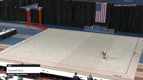 Elizabeth Birov - Ball - 2021 Rhythmic Elite Qualifier