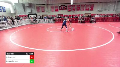 106 lbs Quarterfinal - Saphira Sao, Lowell vs Brooke Weafer, Bristol-Plymouth