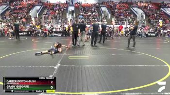 85 lbs Cons. Round 1 - Grady Goddard, Alcona Matcats vs Carter Payton-Bush, Mid Mitten WC