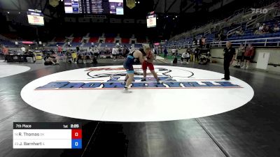 285 lbs 7th Place - Richard Thomas, OK vs Jackson Barnhart, IL