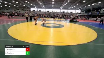 145 lbs Round Of 32 - Andrew Barbosa, CA vs Logan Fowler, TN