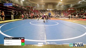 67 lbs Quarterfinal - Huck Hurd, Pawhuska Elks Takedown vs Jax Patten, Bristow Youth Wrestling