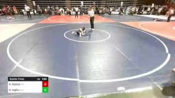 43 lbs Quarterfinal - Salvador Piplica, Riverton USA WC vs Harrison Inglis, Colorado Regulators