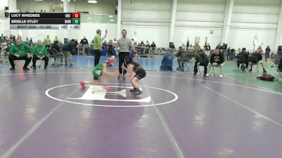 75 lbs Quarterfinal - Lucy Whedbee, Cbc Wc vs Brielle Utley, None