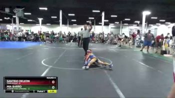 52 lbs Round 6 (8 Team) - Santino DeLeon, Team Smash vs Mia Barro, Journeyman Uprising