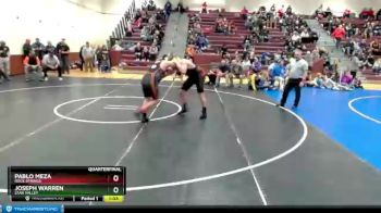 220 lbs Quarterfinal - Joseph Warren, Star Valley vs Pablo Meza, Rock Springs