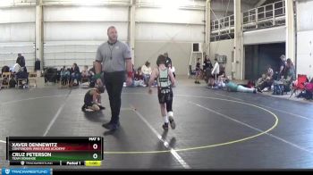 72 lbs Round 3 - Xaver Dennewitz, Contenders Wrestling Academy vs Cruz Peterson, Team Donahoe