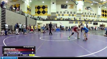 114 lbs Quarterfinal - Owen Porterfield, Contenders Wrestling Academy vs Evan Cryderman, Rick Larsen Wrestling Club