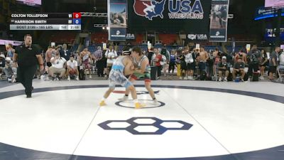 165 lbs Cons. Rd Of 16 - Colton Tollefson, Wisconsin vs Harrison Smith, Nevada