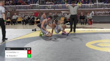 150 lbs Final - Anthony Evanitsky, Wyoming Seminary vs Nathan Rickards, Malvern Prep