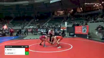 115 lbs Consolation - Zoey Barber, Nebraska Wrestling Academy vs Alexsys Jacquez, Betterman Elite