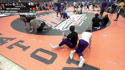 125 lbs Champ. Round 1 - Mac Cafurello, Roanoke vs Joey Sikorsky, North Central (IL)