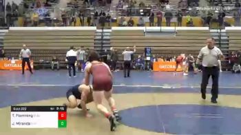 141 lbs Consolation - Tal - Reese Flemming, Bloomsburg vs Jonathan Miranda, Navy