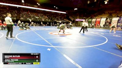 155 Class 1 lbs Cons. Round 2 - Anna Fischer, Ste. Genevieve vs Brooke Butler, Odessa