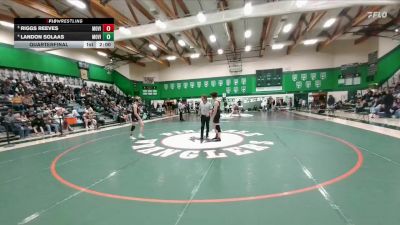 165 lbs Quarterfinal - Riggs Reeves, Mountain View vs Landon Solaas, Mountain View