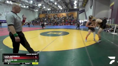 120 Boys Champ. Round 1 - Luca Antonelli, Torrey Pines vs Donjoon Gin, Mira Mesa