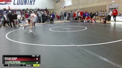 157 lbs Champ. Round 2 - Tucker Bonner, Eastern Oregon University (OR) vs Dylan Mann, Southern Oregon