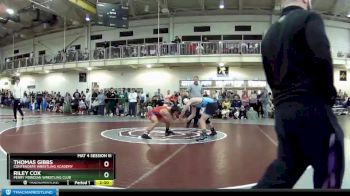 138 lbs Champ. Round 2 - Thomas Gibbs, Contenders Wrestling Academy vs Riley Cox, Perry Meridian Wrestling Club