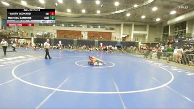 141 lbs Semifinal - Avery Leonard, Oneonta State vs Michael Santore, Oswego State