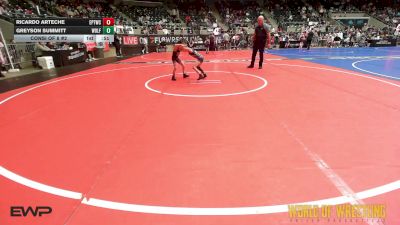46 lbs Consi Of 8 #2 - Ricardo Arteche, El Paso Texas Wrestling Club vs Greyson Summitt, Wolfpak Wrestling