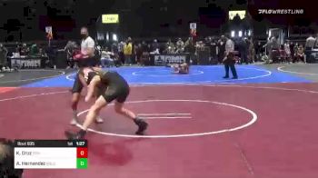 88 lbs Semifinal - Kaleb Cruz, Grindhouse vs Aidan Hernandez, Gold Rush