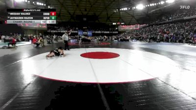 Boys 4A 126 lbs Champ. Round 1 - Mesiah Valdez, Sunnyside vs Jaymasen Razon, Rogers (Puyallup)