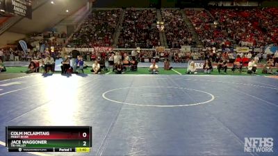 2A 138 lbs Quarterfinal - Jace Waggoner, Tri-Valley vs Colm McLaimtaig, Priest River