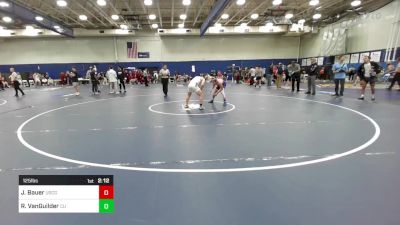 125 lbs Consi Of 4 - Jackson Bauer, Coast Guard vs Ryan VanGuilder, Castleton