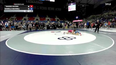170 lbs Champ. Rd Of 64 - Maddie Hayden, MI vs Daniella Maxwell, PA