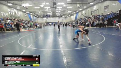 100 lbs Cons. Round 1 - Ethan Ballard, Team Prestige vs Jerric McArthur, Riverton Wolf Pack Wrestling